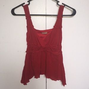 Beautiful Red Honey Punch Top